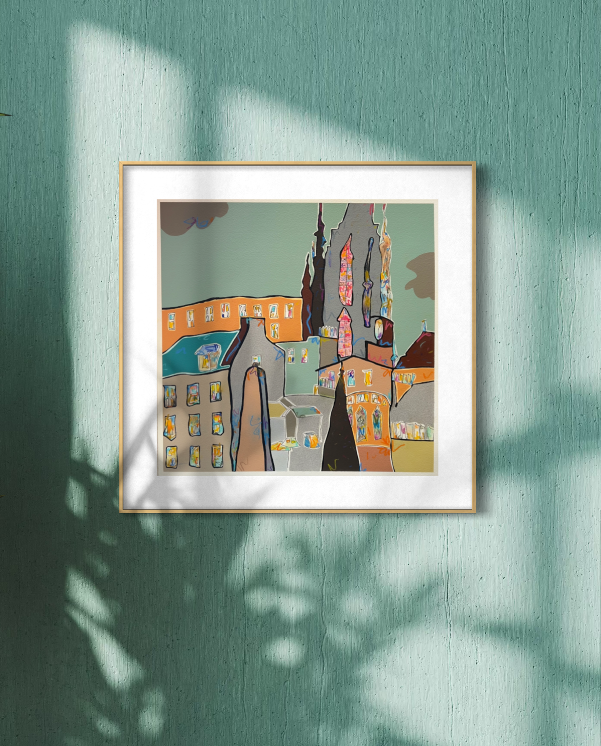 Edimburgo•Paesaggio da Greyfriars Kirk