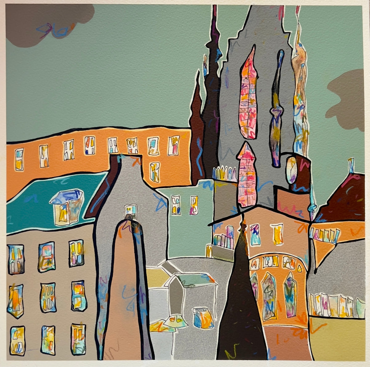 Edimburgo•Paesaggio da Greyfriars Kirk