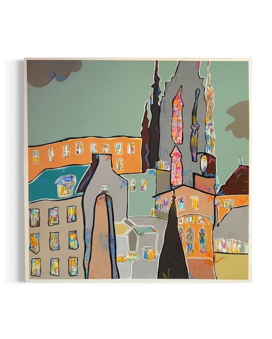 Edimburgo•Paesaggio da Greyfriars Kirk