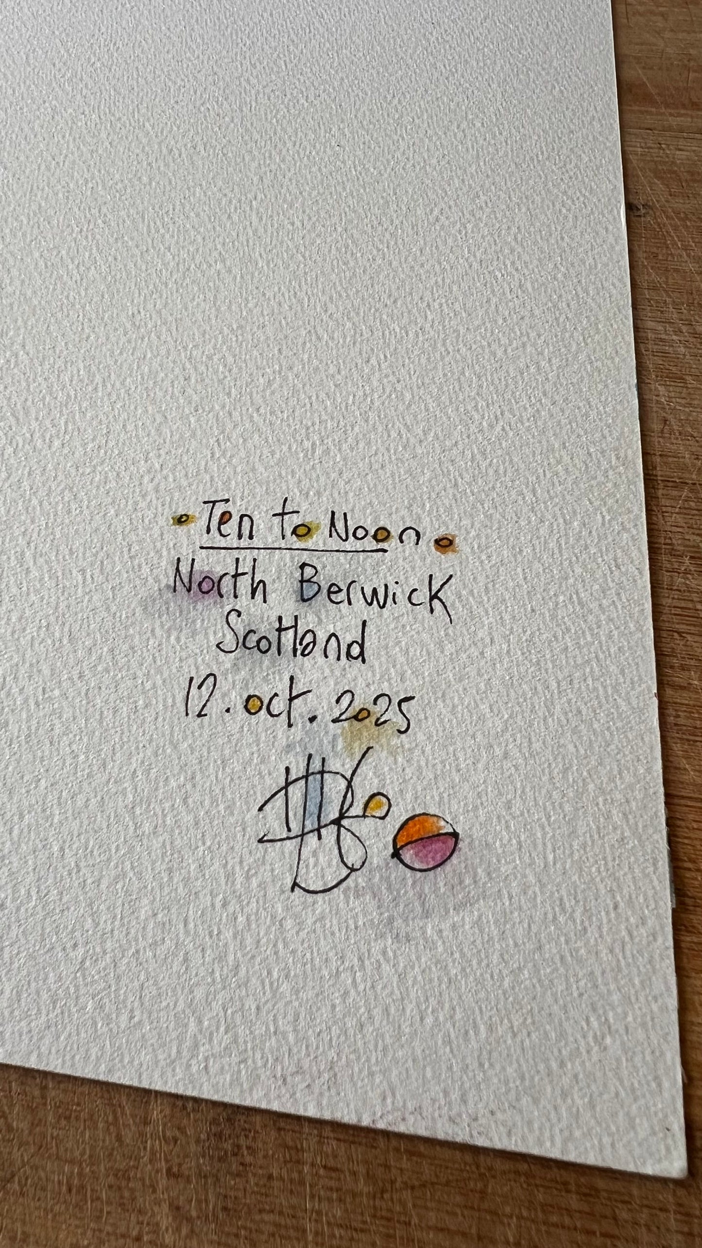 • Ten To Noon • North Berwick Scotland