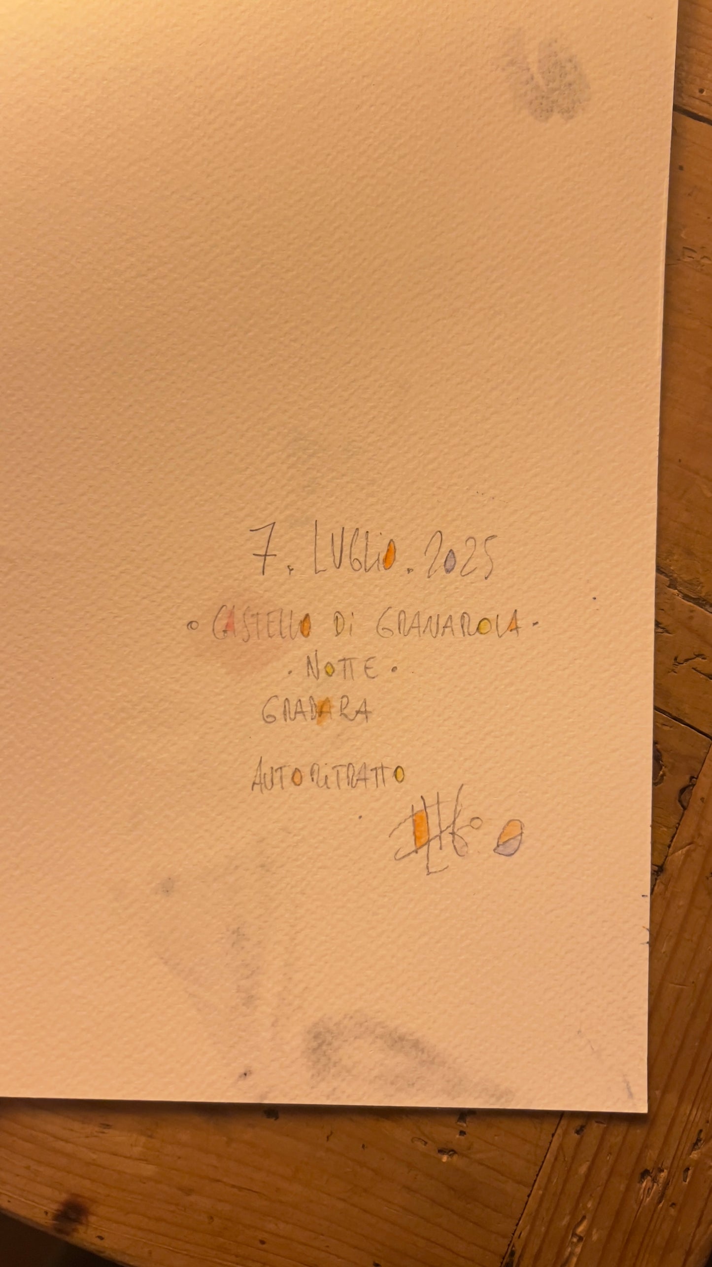 Di questi tempi • Autoritratto